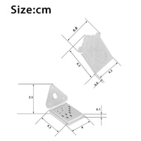 mandolins String Tailpiece Easy to Install mandolins Tailpiece Metal Hardware for Luthier, Instrument Repair