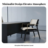 Statement Piece arcd sectional Modern Aesthetic Serpentine Reception Couch Deep Seat Public Seating Ergonomic Support for Interior Designers, Design aficionados, Commercial Space, Waiting Room, Lounge Area, Office