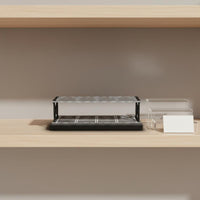 1:64 Parking Lot Display Sturdy Double Layer Car Display Rack Dust-Resistant Miniature Car Garage Shelf for Desk