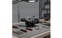 Crawler Transmission with Servo Non-Destructive 1/10 RC Car Gearbox Assembly  with Gear Case