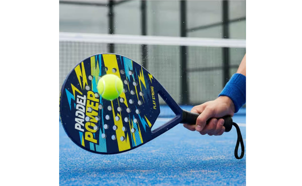 Training Padel Racket Long-Lasting Padel Training Racket Easy to Hold Sports Gear for Teens, Young Players, Beach, Outdoor