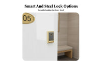 Lockable Doors Wooden Multi-Door Locker High Capacity Commercial Changing Cabinet Multi-Door Storage Locker Water-Resistant for Employees, Salon, Gym, Spa, Dormitory