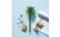 Sand Table Tree Model Lifelike Design Plastic Coconut Tree Model Mixed Sizes
