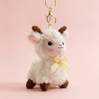 Soft Sheep Keychain Soft Sheep Pendant with Cute Soft Bag Charm for Girls, Kids, Backpack, Handbag