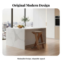 Original Design Double Counter Seat Modern design Bar Chair Easy to Clean High Stool robustDuty Support for Adults, Homeowners, Kitchen Island, Restaurant, Cafe