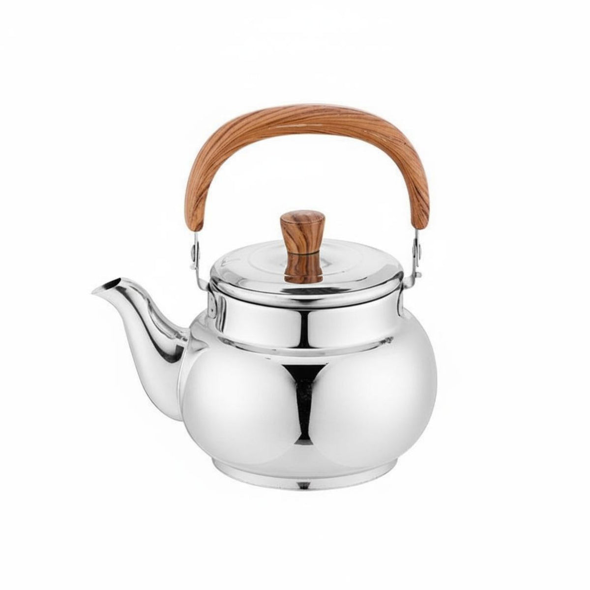 Stovetop Teapot with Infuser Anti-Scald Handle Stainless Steel Teapot Water Boiling Pot for Outdoor