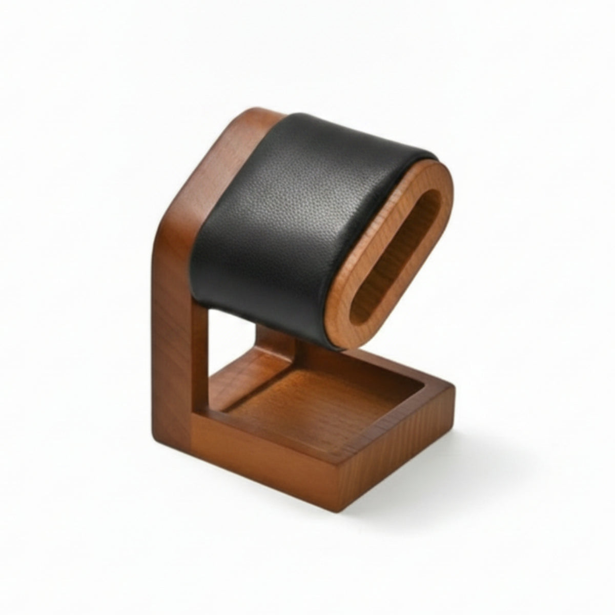 Watch Display Stand with Wooden Base Open-Frame Watch Display Stand Holder Low-Profile for Nightstand