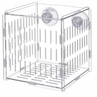 Aquatic Breeding Box Multifunctional Guppy Breeding Fish Habitat Fry Hatchery Box Two Mounting Choices Aquatic Habitat Hatchery