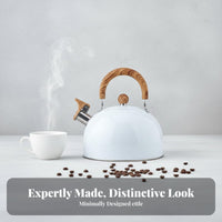 Whistling Tea Kettle Clear Whistle Folding Handle Kettle Folding Handle Water Boiler Effortless Pouring Spout Kitchenware