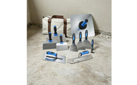 Multi-Purpose Stainless Steel Putty Set Long-Lasting Wall Scraper Kit Rust Resistant Mud Set Comfortable Grip for Plasterers, Builders, Painters, Plastering, Painting Prep