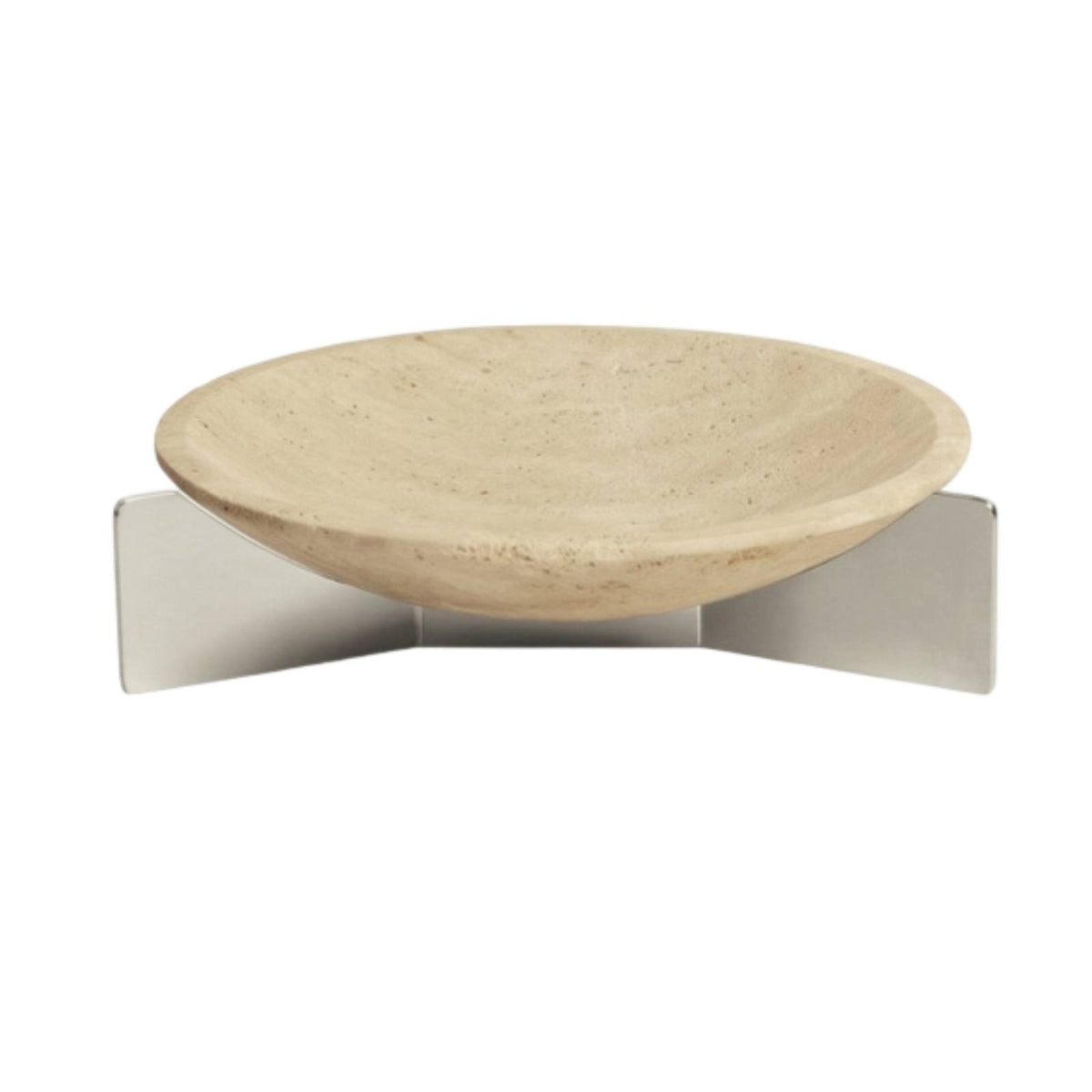 Tabletop Tray with Stand Wabi-Fruit Bowl with Stand Speckled Decorative Organizer for Living Room