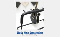 Multi-Guitar Stand, Metal Acoustic Electric Bass Holder, Instrument Display Rack for Studio, Shop