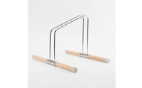 Bike Stand Wooden Base Floor-Standing Two-Wheeler Parking Rack Upright Two-Wheeler Display Stand Cyclists, Commuters, Apartment, Living Room