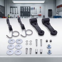 Chute Latch Kit Replacement Chute Latch with Hardware Metal Construction Grade for Lawn Mower, Garden Tractor