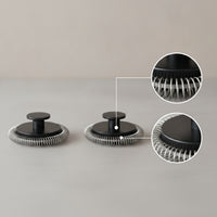 2 Pieces Milk Frother Whisk Replacement Milk Frother with Double Coil Whisk Head Accessory Stainless Steel for Home Baristas