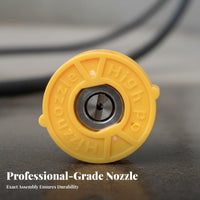 Long-Lasting High Pressure Washer Nozzle 1/4 Inch Quick Connect Spray Tip Rustproof for Driveway Cleaning