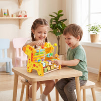 Educational Wooden Giraffe Toy Educational Wooden Bead Maze Sensory Bead Maze Colorful for Preschoolers