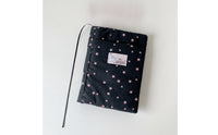 Patterned Cloth Book Sleeve Portable Book Cover with Bookmark Lightweight Soft for Readers, Students