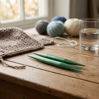 Flexible Interchangeable Circular Knitting Lightweight Knitting Needle Set with Cables and Case Ergonomic Craft Kit Comfortable for Knitters