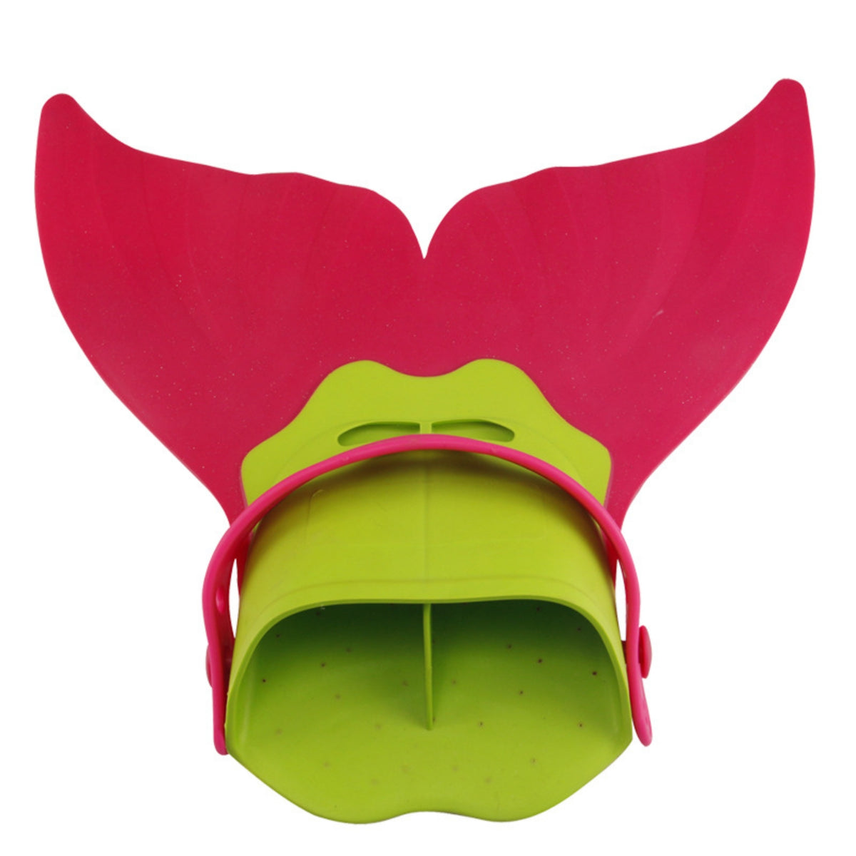 Molded Mermaid Tail Monofin Streamlined Monofin with Heel Strap Comfortable Swim Fin with Foot Pocket Stable for Swimmers
