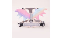 Angel Wing Dog Harness Rainbow Harness with Wings Adjustable for Daily Walks