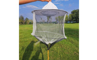 Wide Brim Beekeeping Veil Hat Full-Face Beekeeping Hat Support Rings Beekeeper Cap with Mesh Net for Beekeepers