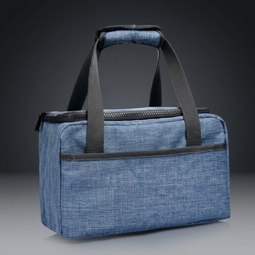 Lunch Box and Cool Bag for Women, Large Insulated Picnic Bag with Aluminum Foil Lining, Waterproof Work Bag with Lunch Compartment, Handheld