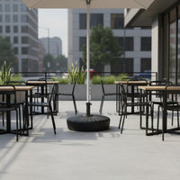 Portable Fillable Umbrella Base Weather Resistant Sun Umbrella Stand Easy Storage for Beach, Garden, Tent