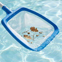 Stainless Steel Handle Pool Skimmer Net Extendable Rod Telescopic Pool Net Easy to Use Fine Mesh Skimmer for Aquatic Pond