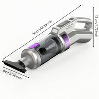 Cordless Handheld Vacuum Strong Suction Handheld Vacuum with Digital Display Rechargeable Appliance for Drivers, Home Cleanup, Tight Corners
