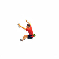 3 Pieces Fine Craftsmanship 1:64 Scale Climbing Figure Lifelike Details Climbing Figures Hand-Painted Tiny Miniature Scene People Collectible for Model Railway