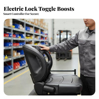 Universal Forklift Seat Long-Lasting Forklift Seat Assembly Comfortable Design Adjustable Position for Farmers, Warehouses