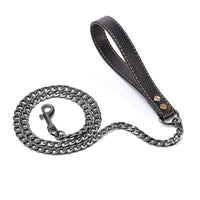 Stainless Steel Gold Dog Chain Leash, 11.5mm Wide, NK Chain