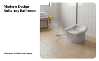 Waterproof Backless Shower Seat Non-Slip Bathing Chair Lightweight Bathroom Safety Equipment High Load Capacity for Women, Disabled Individuals, Post-Surgery Patients, Bathtub, Home