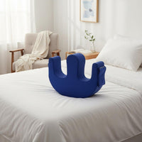 Elderly Turning Aid Pressure Relief U-Shaped Turning Pillow With Handles Leg Repositioning Cushion for Caregivers, Home Care, Hospital