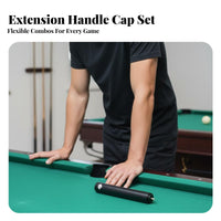 Pool Cue Extension Long-Lasting Aluminum Cue Extension Pool Stick Lengthener Secure Fit Billiards Accessory Easy Installation