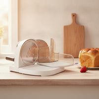 Bread Slicer with Hand Crank Manual Bread Slicer Ergonomic Loaf Cutter for Kitchen