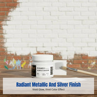Acrylic Paint Silver, Waterproof, Weatherproof, Professional Wall Art, Graffiti, DIY Supplies