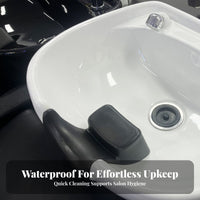 Waterproof Hair Washing Sink Pillow Comfortable Salon Sink Headrest Easy to Clean for Hairstylists, Barbers, Barbershop, Beauty Parlors, Spa