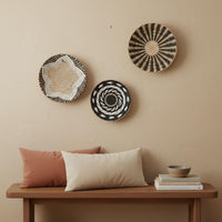 3 Pieces bohemian Wall Decor Nordic Style Woven Wall Art Fiber