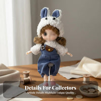 6 Inch Doll Clothes Fashionable Doll Clothes Set Themed Outfits for Kids