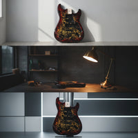 Glossy Guitar Body with Wire Path Solid Guitar Body with Routed Cavities Gloss for Luthiers