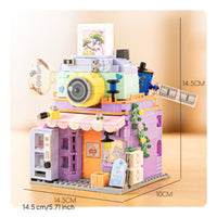 Toy Photo Studio Miniature Mini Building Block Model Camera Building Set Decorative Mini Blocks Camera Collectible