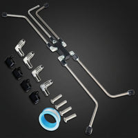Stainless Steel Automotive Line Kit Ready-to-Install Fluid Line Assembly Long-Lasting Plumbing Part Slim-Profile for Builders
