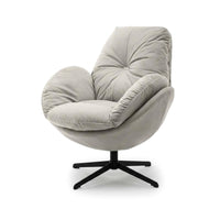 Nordic Design rotating Barrel Chair Minimalist stylish Indoor Seating Ergonomic Design Easy to Assemble for Adults, Readers, homeowners, Living Room, Balcony, perusing alcove, Home Office