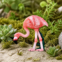 Flamingo Miniature Landscape Ornament for Potted Plants and Garden Decor