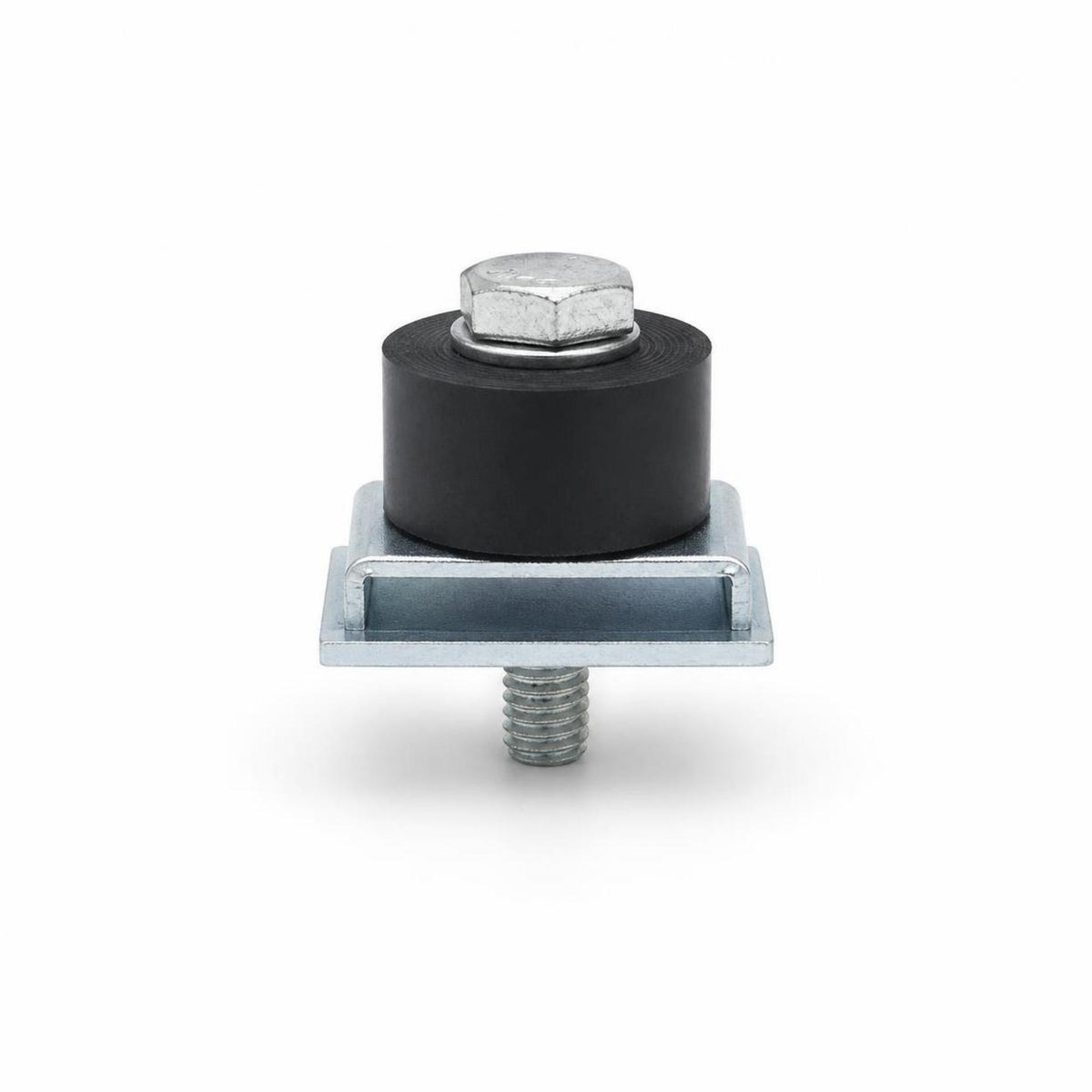 Rubber Stopper Roller Impact Resistant Track Limit Stop with Bracket Door Stop Limit Device Threaded Roller Stopper Compact