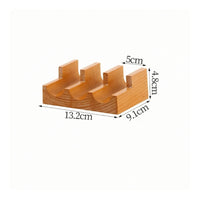 Wooden Sushi Serving Stand Compact Sushi Display Stand Sturdy Rack Reusable for Japanese Restaurants