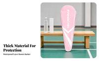 Structured Badminton Racket Bag Shielded Teardrop Badminton Bag for Carrying Rackets