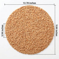 Bird Droppings Liner and Cage Sand Walnut Corn Husk Mix, Absorbent Tray Bedding for Parrot Nesting, Includes Stainless Ladle Kit